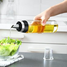 Load image into Gallery viewer, Premium Olive Oil Bottle No Drip Glass Oil Pourer Kitchen Olive Oil Container Vinegar Measuring Spout Bottle 350ML &amp; 500ML