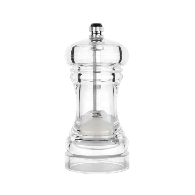 3 size Acrylic Salt Kitchen Easy Operate Spice Hotels Seasoning Tool Household Shakers Pepper Grinder Mill Manual Container