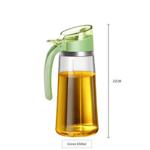 Load image into Gallery viewer, Reinforced Glass Olive Oil Bottle Premium 650ml Vinegar Container Kitchen Soy Sauce Bottle Fashion Glass Vinegar Storage Bottle