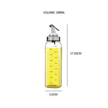 Load image into Gallery viewer, Kitchen Olive Oil Dispenser Cooking Oil Sprayer Glass Vinegar Cruet 6oz 10oz 17oz Olive bottle Vinegar Dispenser Oil Container