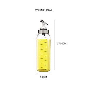 Kitchen Olive Oil Dispenser Cooking Oil Sprayer Glass Vinegar Cruet 6oz 10oz 17oz Olive bottle Vinegar Dispenser Oil Container