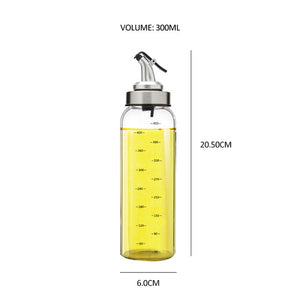 Kitchen Olive Oil Dispenser Cooking Oil Sprayer Glass Vinegar Cruet 6oz 10oz 17oz Olive bottle Vinegar Dispenser Oil Container