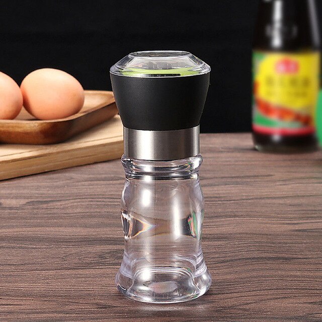 Salt Pepper Mill Grinder Pepper Grinders Shaker Spice Container Seasoning Condiment Jar Holder Kitchen Grinding Bottles Tools