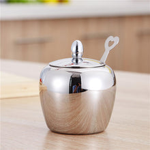 Load image into Gallery viewer, Stainless Steel Sugar Spice Seasoning Jar Pot Condiment Container Kitchen Gadget