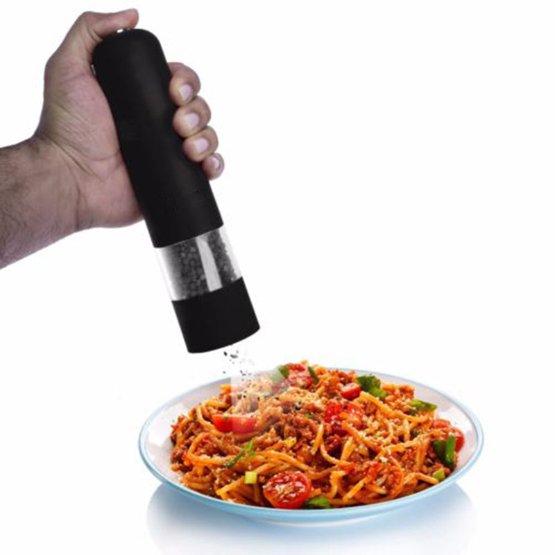 Electric Pepper Grinder Easy Salt Spice Herbal Containers with LED Lights for Easy Cleaning Home Kitchen Cooking BBQ Tools